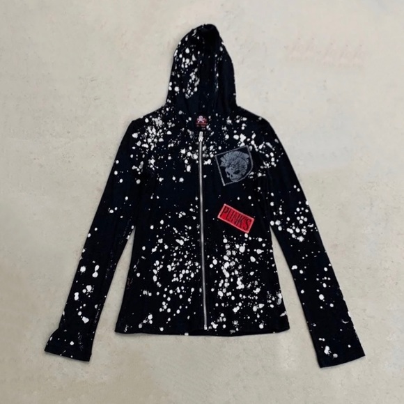 Stylish Black and White Women's Jacket - Picture 2 of 5